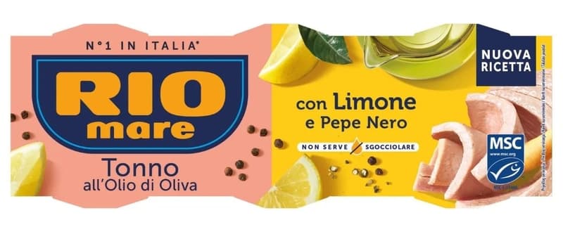 Rio Mare Tuna in olive oil with lemon and pepper 65g*4