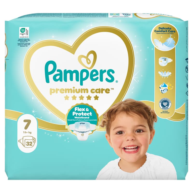 Pampers PremiumC Diaper VP S7 32CT