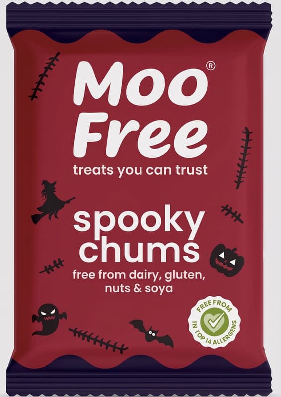 Moo Free Spooky Chums Tejmentes csokoládé szelet (1db)