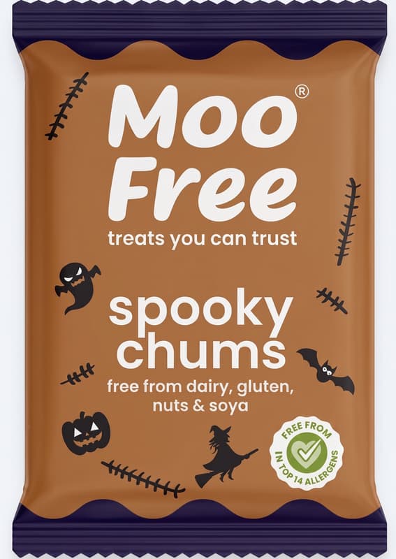 Moo Free Spooky Chums Tejmentes csokoládé szelet (1db)