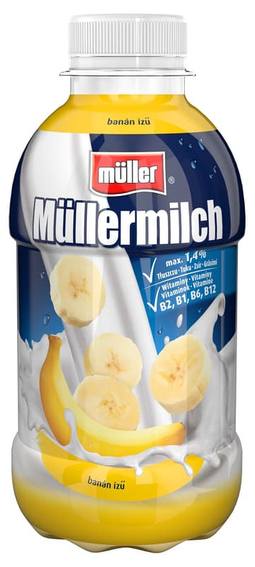 Müller Müllermilch Banana-flavored low-fat milk drink