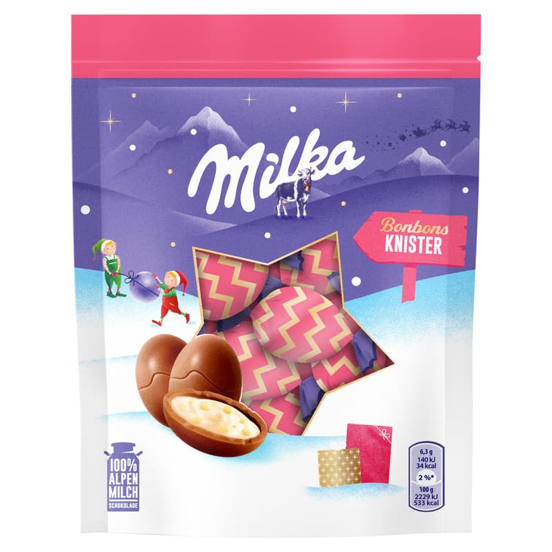 Milka Bonbon robbanócukros