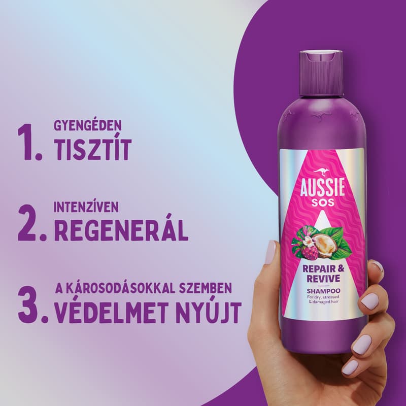 Aussie SOS Shampoo Repair 300ML