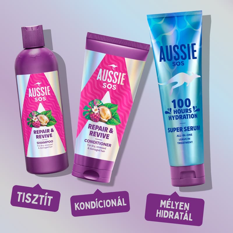 Aussie SOS Shampoo Repair 300ML