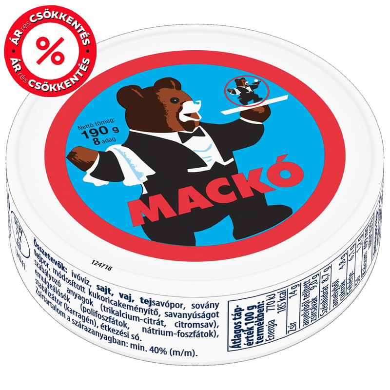 Mackó Processed Cheese