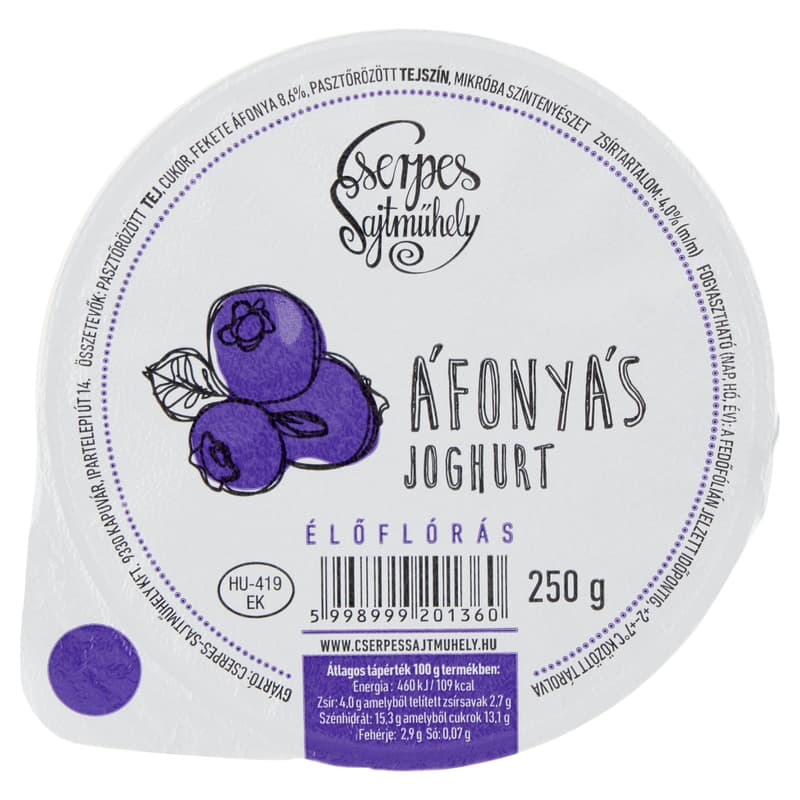Cserpes Blueberry Yoghurt
