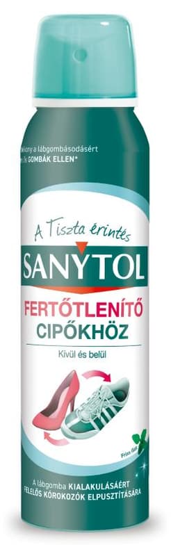 Sanytol disinfecting shoe spray
