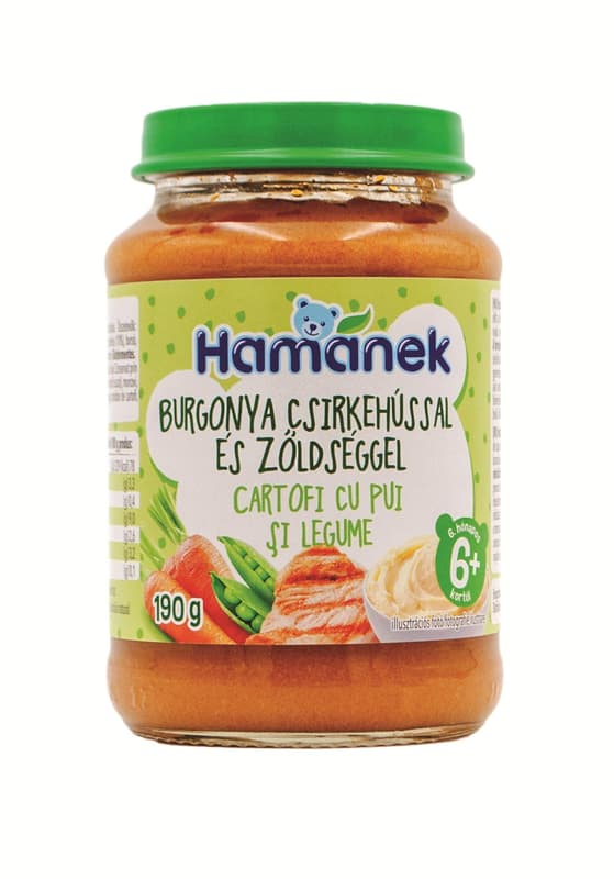 Hamánek menü burgonya csirkehússal és zöldséggel 6 hónapos kortól