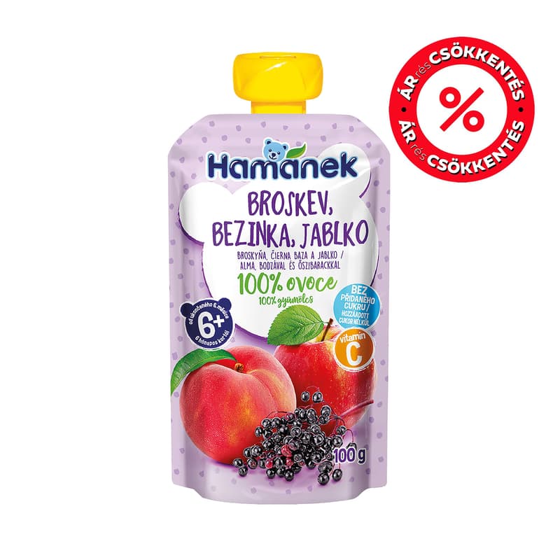 Hamánek dessert apple elderberry peach sachet