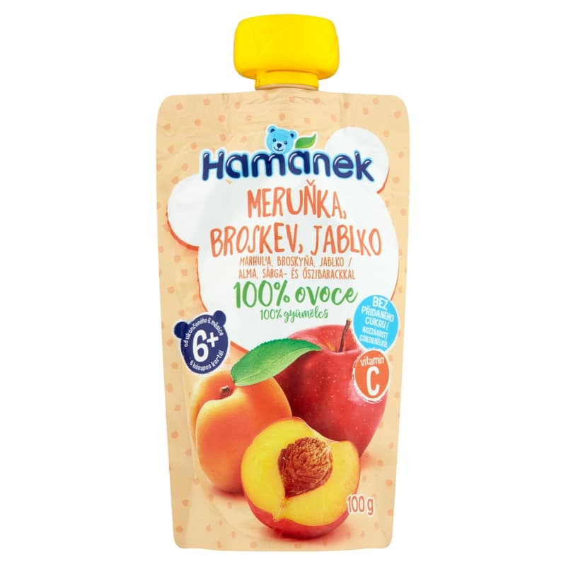 Hamánek dessert apple yellow and peach sachets