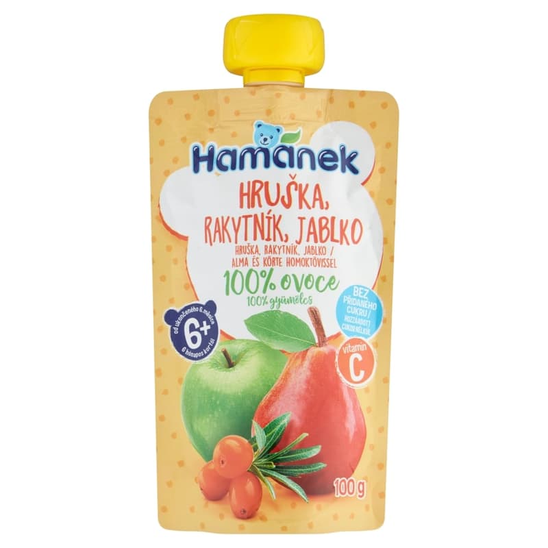 Hamánek dessert apple pear sea buckthorn sachet