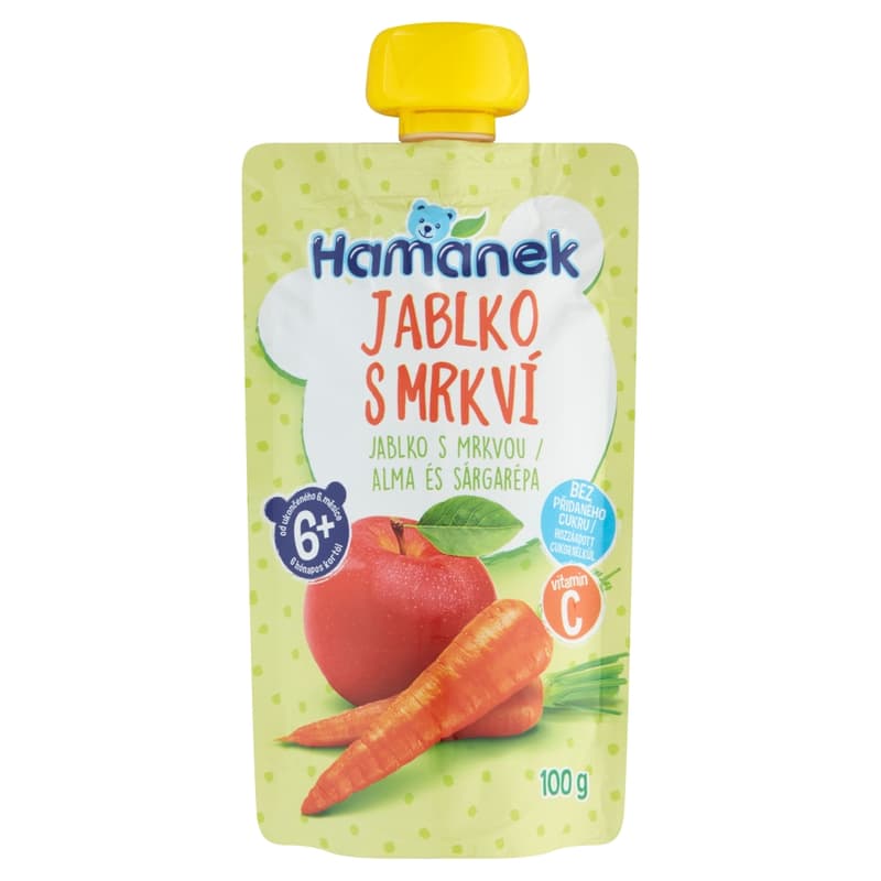Hamánek dessert apple carrot sachet