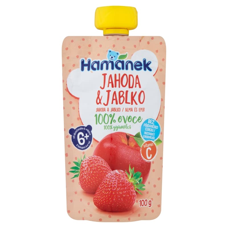 Hamánek dessert apple strawberry sachet