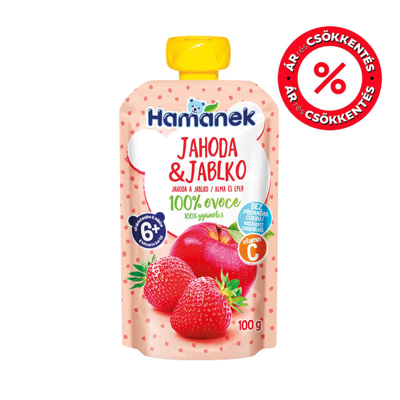 Hamánek dessert apple strawberry sachet