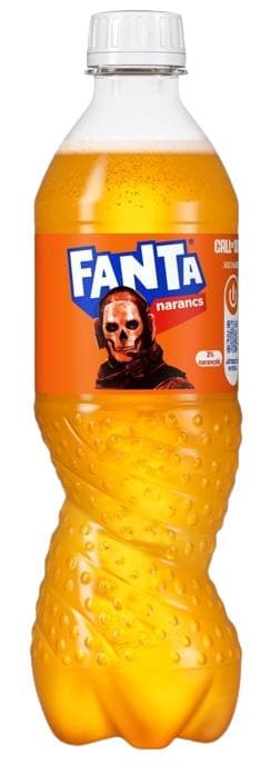 Fanta carbonated orange-flavored soft drink