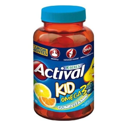 Actival Kid Gumivitamin Omega-3 gumitabletta 50 db