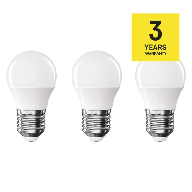 EMOS LED izzó Classic Mini Globe / E27 / 4,2 W (40 W) / 470 lm / Természetes fehér