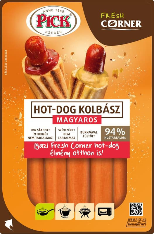 Pick Fresh Corner magyaros hot-dog kolbász