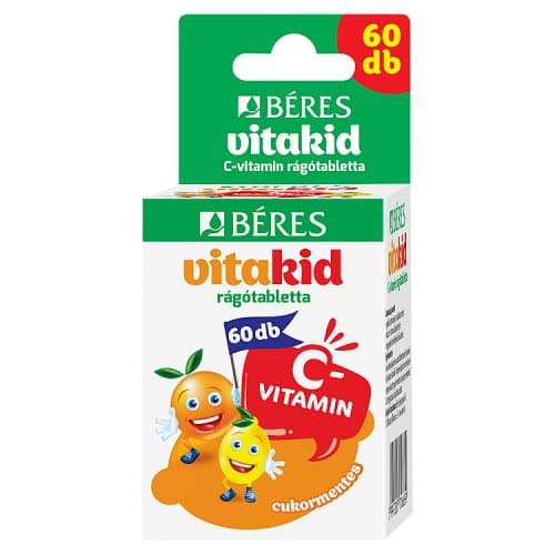 Béres Vitakid Vitamin C Chewable Tablets 60 pcs