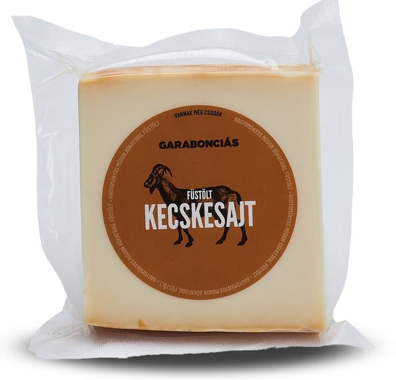 Goat cheese - Garaboncia matured semi-hard goat cheese pieces smoked
100% goat's milk
