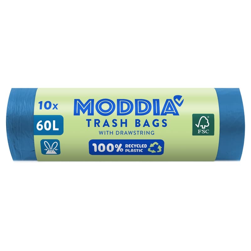 Moddia 60l garbage bags dark blue