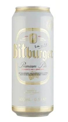 Bitburger German light beer