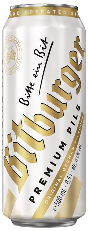 Bitburger German light beer