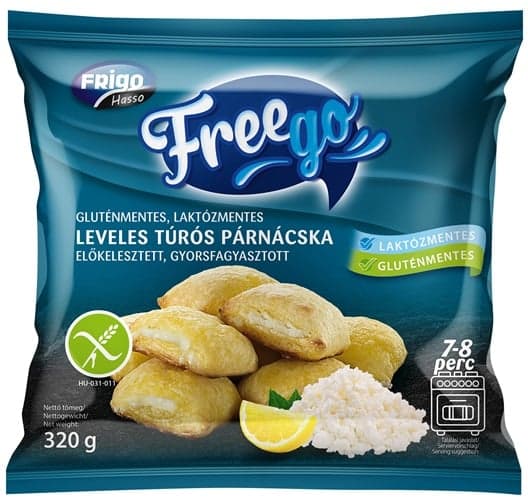 Freego Gluten-Free, Lactose-Free  puff pastry Cottage Cheese cushion,pre-rising, quick frozen