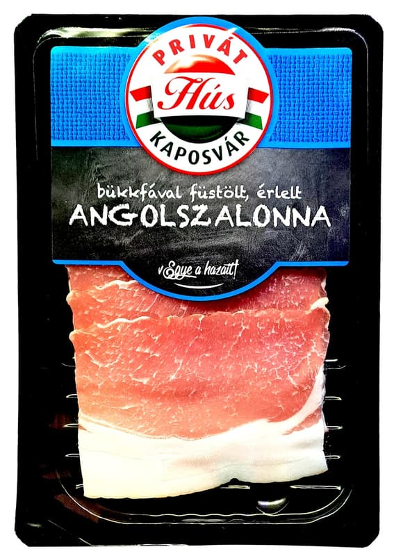 Priváthús Bükkfával füstölt angolszalonna szeletelt