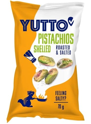 YUTTO shelled, roasted and salted pistachios