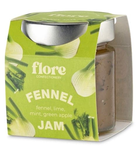 Flore Confectionery édeskömény lekvár lime-mal és mentával