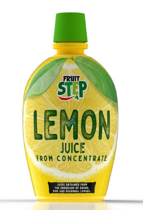 Lemon juice from concentrate