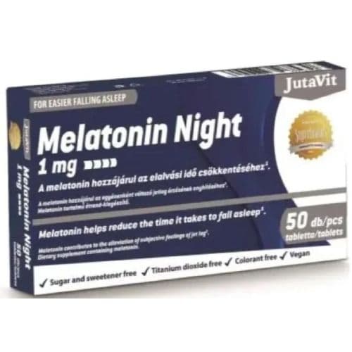 Jutavit Melatonin Night 1 mg tablets 50x