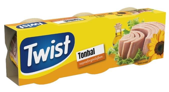 Twist Tuna chunks in sunflower oil 3x80g