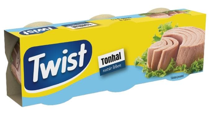 Twist Tuna chunks in brine 3x80g/3x56g