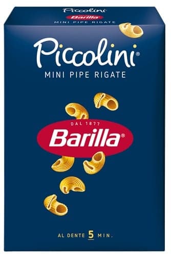 Barilla mini pipe rigate durum wheat semolina pasta
