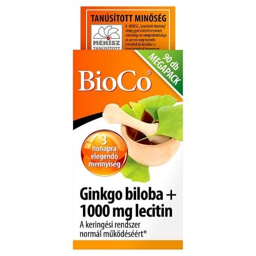 BioCo Ginkgo biloba + Lecithin soft gelatin capsules 90 pcs