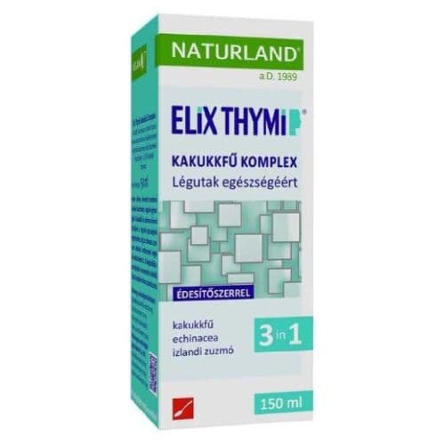 Naturland Elix Thymi Thyme Complex with Sweetener 150ml