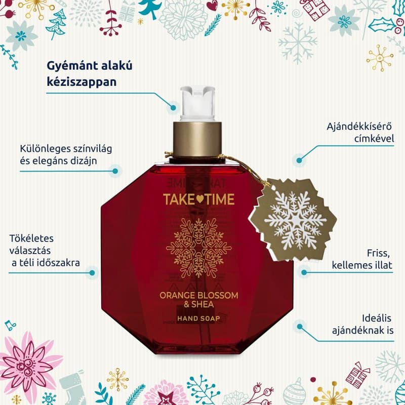 Take Time Narancsvirág és Shea folyékony kéziszappan 300ml