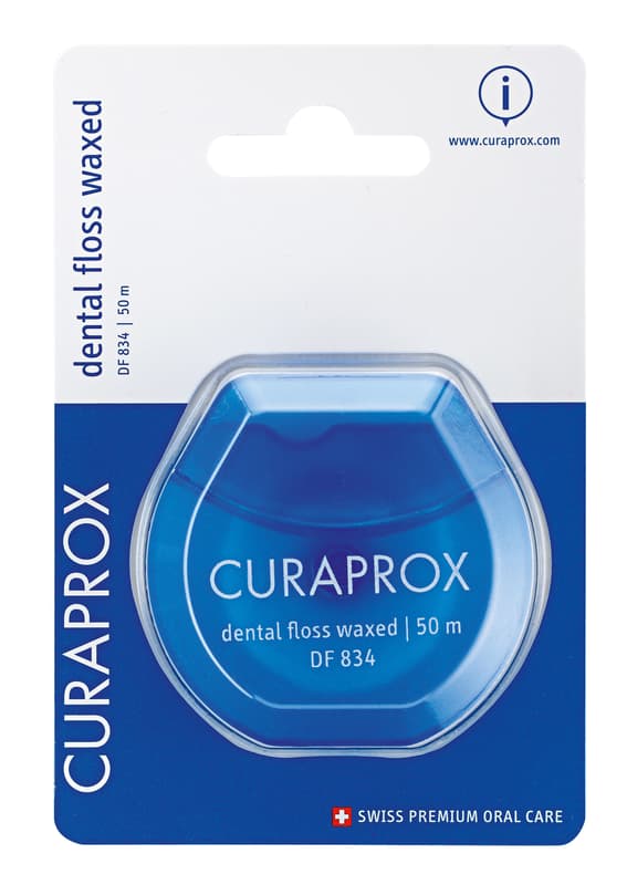 Curaprox Waxed dental floss dispenser