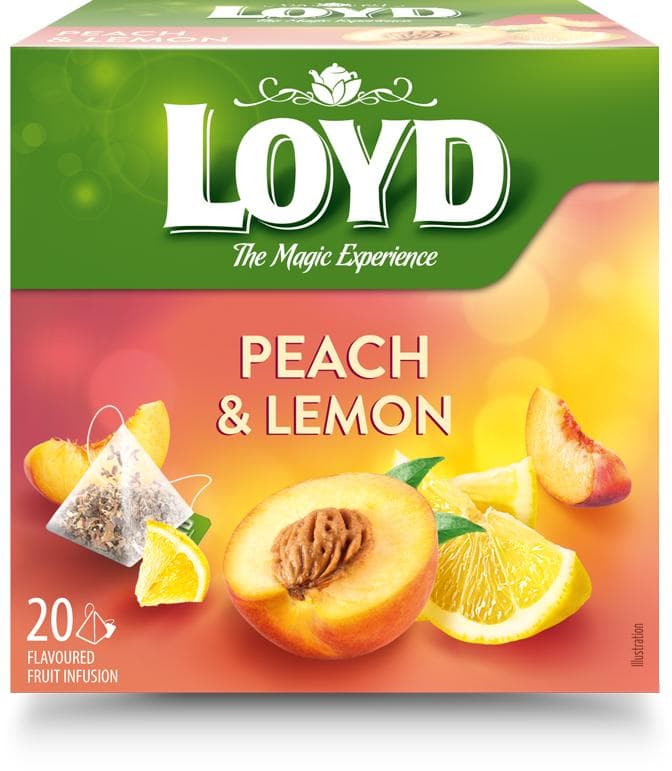 Loyd Piramid tea Peach-Lemon