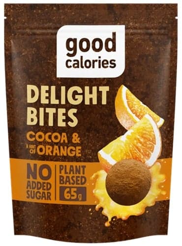 Good Calories DELIGHT BITES COCOA WITH HINT OF ORANGE 65g  