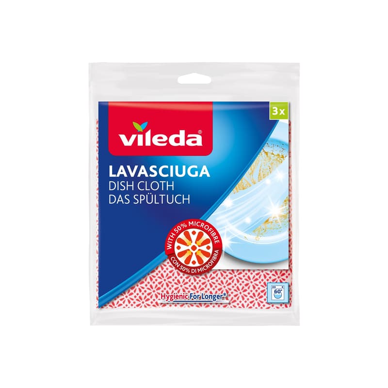 Vileda Mosogatókendő 50% mikroszállal 3x