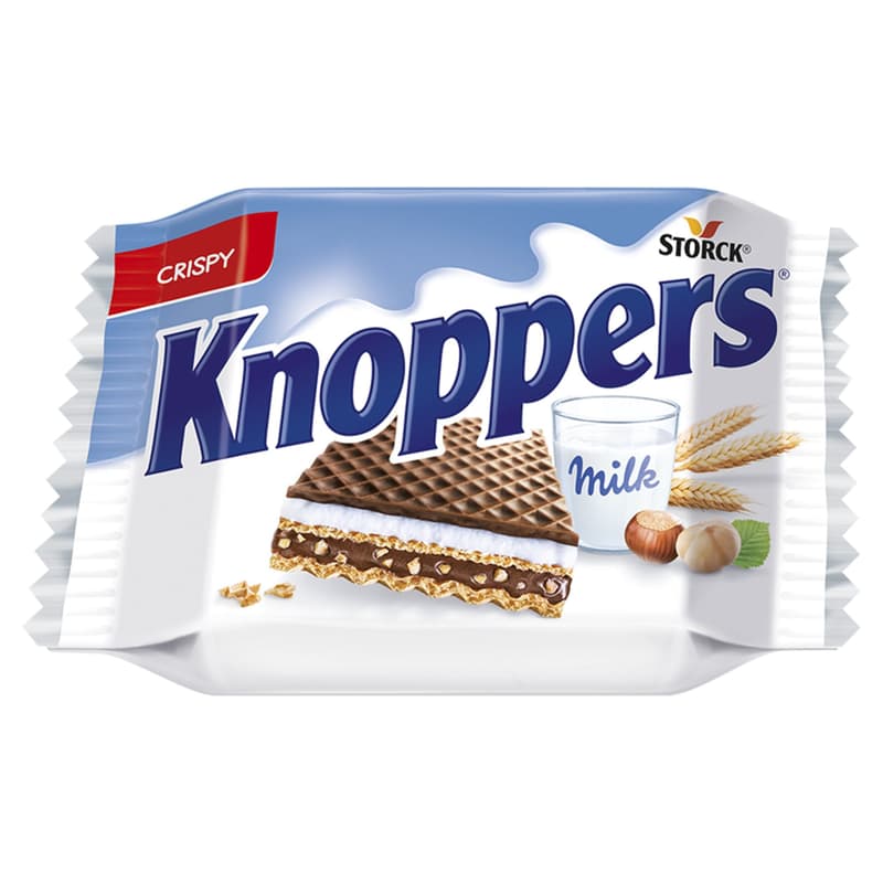Knoppers wafers with milk and hazelnuts