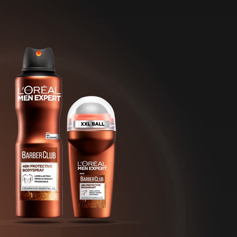 L'Oréal Paris Men Expert Barber Club roll-on deodorant