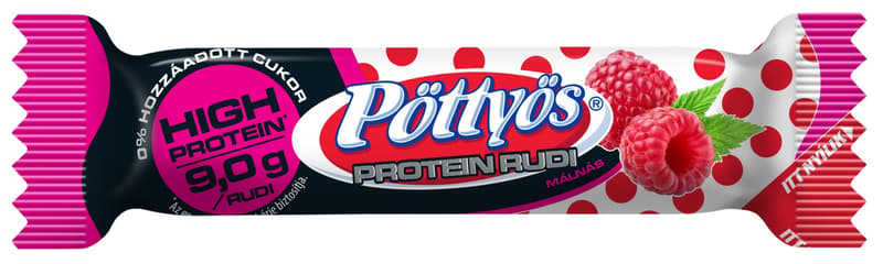 Pöttyös Protein Curd Dessert with Raspberry
