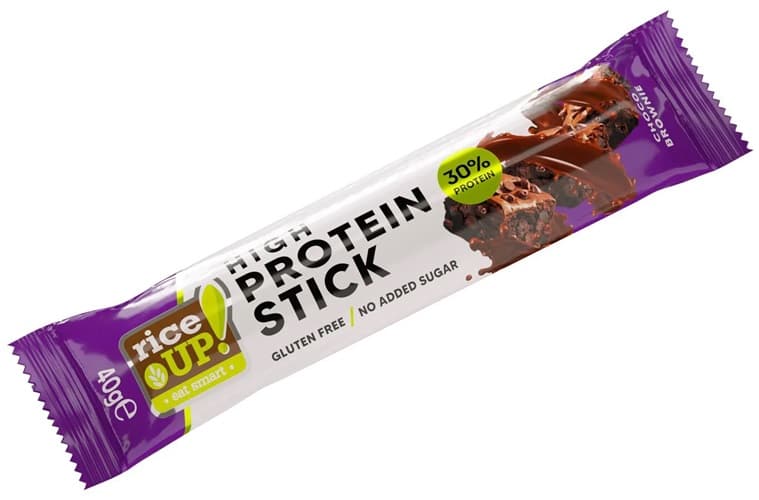 Rice UP fehérje szelet Csokis brownie ízű, hozzáadott cukor nélkül