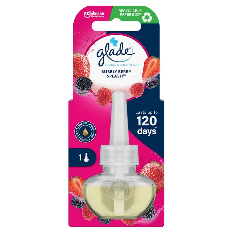 Glade® Electric Air Freshener Refill - Bubbly Berry Splash