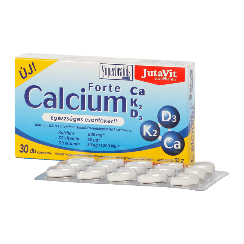 JutaVit Calcium Forte + K2 + D3 tablets 30 pcs