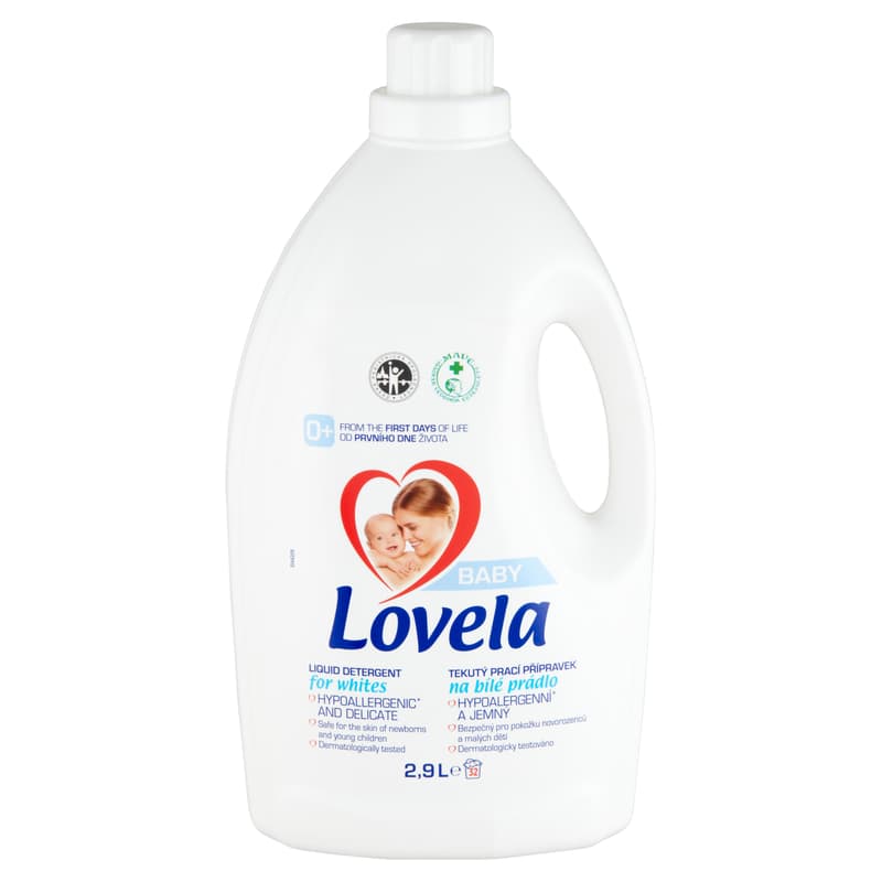 Lovela Baby Hypoallergenic Washing Liquid for white clothes, 2,9l (32 washings)